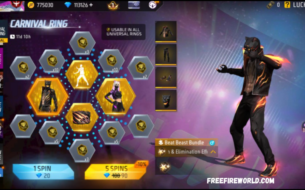 Free Fire Events