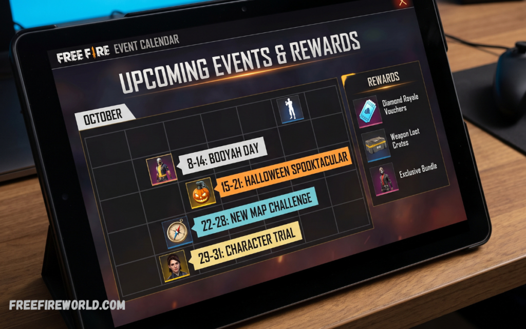 Free Fire Event Calendar