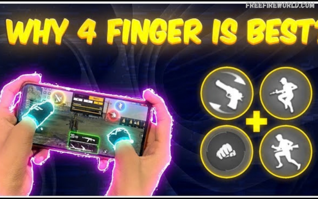 Free Fire Four Finger Setting
