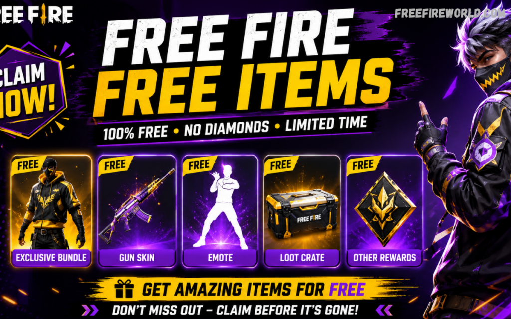 Free Fire Free Items: Latest Rewards and How to Get Them Free Fire Free Items