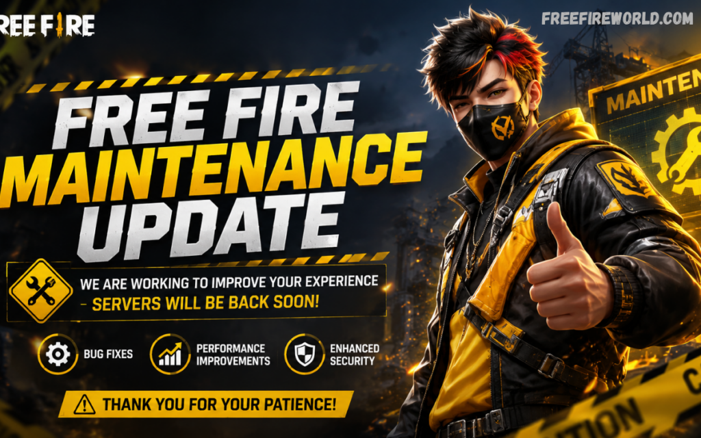 Free Fire Maintenance Update: Latest Server Status, Changes, Timing & What Players Should Know Free Fire Maintenance Update