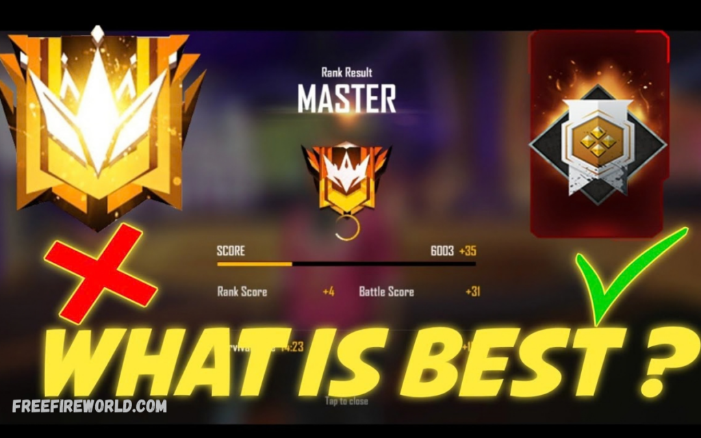 Free Fire Master Rank: How to Reach Grandmaster Free Fire Master Rank: How to Reach Grandmaster