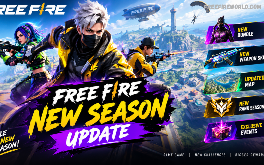 Free Fire New Season Update: Latest Changes, Features, Events, and What Players Should Know Free Fire New Season Update