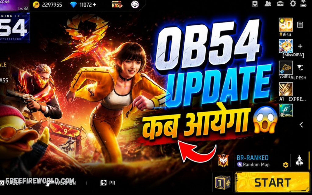 Free Fire OB54 Update Release Date