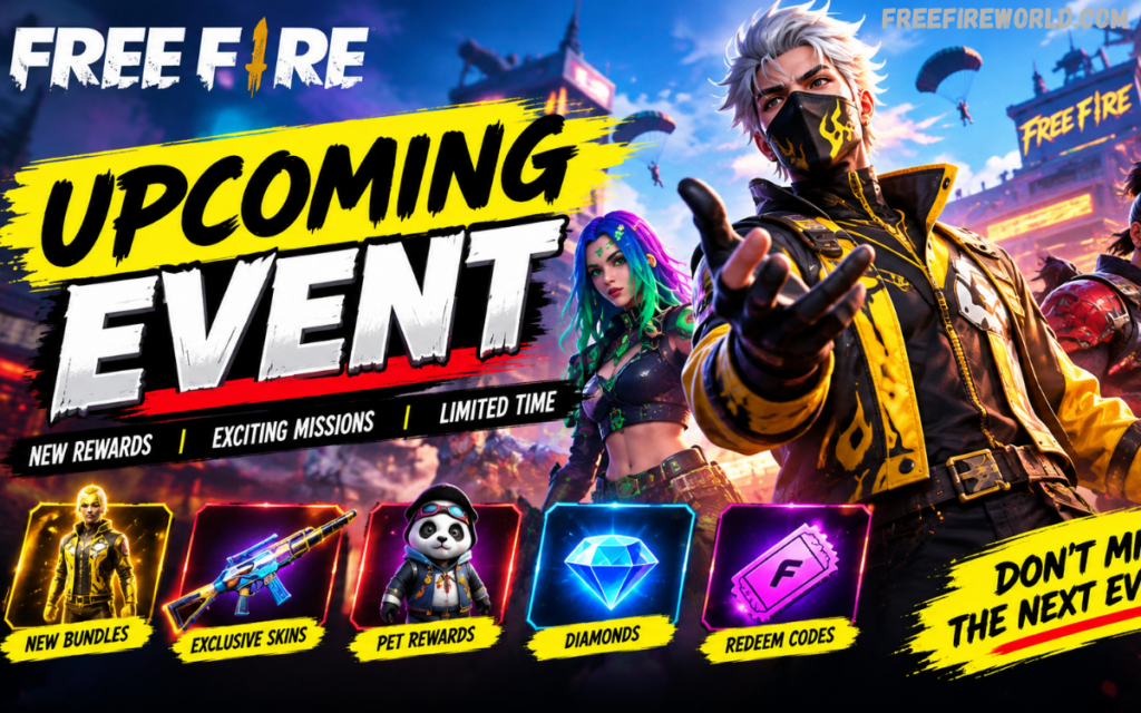 Free Fire Upcoming Event: Latest Events, Rewards, Features, and What Players Should Know Free Fire Upcoming Event